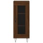 Highboard Braun Eichen-Optik 34,5x34x180 cm Holzwerkstoff Highboard Braun Eichen-Optik 34,5x34x180 cm Holzwerkstoff