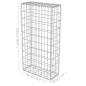 Gabionenwand mit Abdeckung Verzinkter Stahl 50×20×100 cm Gabionenwand mit Abdeckung Verzinkter Stahl 50×20×100 cm