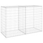 Gabionenwand mit Abdeckung Verzinkter Stahl 150x60x100 cm Gabionenwand mit Abdeckung Verzinkter Stahl 150x60x100 cm