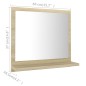 Badspiegel Sonoma-Eiche 40x10,5x37 cm Holzwerkstoff Badspiegel Sonoma-Eiche 40x10,5x37 cm Holzwerkstoff