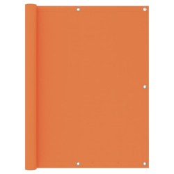 vidaXL Balkon-Sichtschutz Orange 120x500 cm Oxford-Gewebe