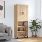 Highboard Sonoma-Eiche 69,5x34x180 cm Holzwerkstoff Highboard Sonoma-Eiche 69,5x34x180 cm Holzwerkstoff