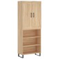 Highboard Sonoma-Eiche 69,5x34x180 cm Holzwerkstoff Highboard Sonoma-Eiche 69,5x34x180 cm Holzwerkstoff
