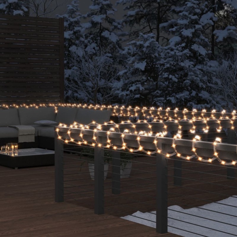 Lichtschlauch 120 LEDs Warmweiß 5 m PVC Lichtschlauch 120 LEDs Warmweiß 5 m PVC