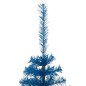 Künstlicher Halb-Weihnachtsbaum mit Ständer Blau 120 cm PVC Künstlicher Halb-Weihnachtsbaum mit Ständer Blau 120 cm PVC