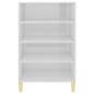 vidaXL Sideboard Hochglanz-Weiß 57x35x90 cm Holzwerkstoff vidaXL Sideboard Hochglanz-Weiß 57x35x90 cm Holzwerkstoff