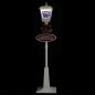 Weihnachts-Straßenlampe mit Weihnachtsmann 180 cm LED Weihnachts-Straßenlampe mit Weihnachtsmann 180 cm LED