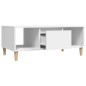 Couchtisch Weiß 90x50x36,5 cm Holzwerkstoff Couchtisch Weiß 90x50x36,5 cm Holzwerkstoff