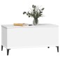 Couchtisch Weiß 90x44,5x45 cm Holzwerkstoff Couchtisch Weiß 90x44,5x45 cm Holzwerkstoff