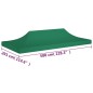 vidaXL Partyzelt-Dach 6x3 m Grün 270 g/m² vidaXL Partyzelt-Dach 6x3 m Grün 270 g/m²