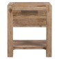 Nachttisch mit Schublade 40x30x48 cm Akazie Massivholz Nachttisch mit Schublade 40x30x48 cm Akazie Massivholz