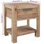 Nachttisch mit Schublade 40x30x48 cm Akazie Massivholz Nachttisch mit Schublade 40x30x48 cm Akazie Massivholz
