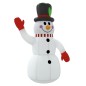 Aufblasbarer Schneemann mit LEDs 120 cm Aufblasbarer Schneemann mit LEDs 120 cm