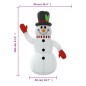 Aufblasbarer Schneemann mit LEDs 120 cm Aufblasbarer Schneemann mit LEDs 120 cm