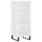 vidaXL Highboard Hochglanz-Weiß 34,5x34x180 cm Holzwerkstoff vidaXL Highboard Hochglanz-Weiß 34,5x34x180 cm Holzwerkstoff