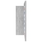 vidaXL LED-Bad-Spiegelschrank Betongrau 90x12x45 cm Acryl vidaXL LED-Bad-Spiegelschrank Betongrau 90x12x45 cm Acryl