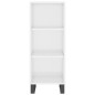 vidaXL Highboard Hochglanz-Weiß 34,5x34x180 cm Holzwerkstoff vidaXL Highboard Hochglanz-Weiß 34,5x34x180 cm Holzwerkstoff