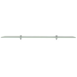 vidaXL Schwebendes Regal Glas 100x20 cm 8 mm