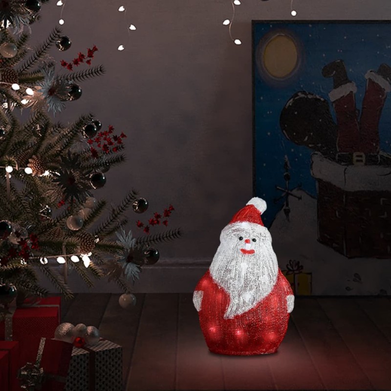 LED-Weihnachtsmann Acryl Indoor und Outdoor 28 cm LED-Weihnachtsmann Acryl Indoor und Outdoor 28 cm