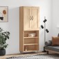 Highboard Sonoma-Eiche 69,5x34x180 cm Holzwerkstoff Highboard Sonoma-Eiche 69,5x34x180 cm Holzwerkstoff