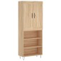 Highboard Sonoma-Eiche 69,5x34x180 cm Holzwerkstoff Highboard Sonoma-Eiche 69,5x34x180 cm Holzwerkstoff