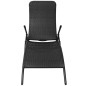 Sonnenliege Klappbar Poly Rattan Schwarz Sonnenliege Klappbar Poly Rattan Schwarz