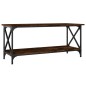 Couchtisch Räuchereiche 100x45x45 cm Holzwerkstoff und Eisen Couchtisch Räuchereiche 100x45x45 cm Holzwerkstoff und Eisen