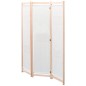 vidaXL 3-teiliger Raumteiler Creme 120 x 170 x 4 cm Stoff vidaXL 3-teiliger Raumteiler Creme 120 x 170 x 4 cm Stoff