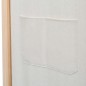 vidaXL 3-teiliger Raumteiler Creme 120 x 170 x 4 cm Stoff vidaXL 3-teiliger Raumteiler Creme 120 x 170 x 4 cm Stoff