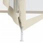 vidaXL Pavillon mit Doppeldach Creme 3x3x2,68 m Stoff vidaXL Pavillon mit Doppeldach Creme 3x3x2,68 m Stoff