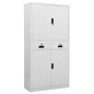 Büroschrank Hellgrau 90x40x180 cm Stahl Büroschrank Hellgrau 90x40x180 cm Stahl
