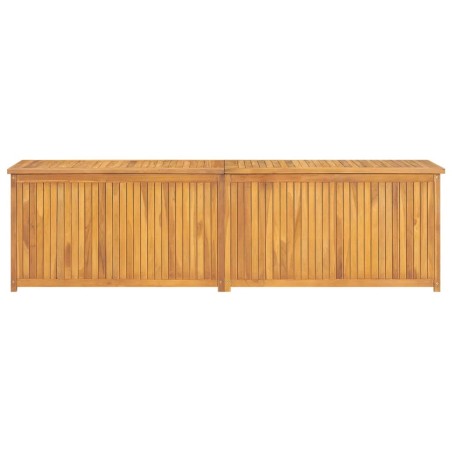 Gartenbox 200x50x55 cm Massivholz Teak