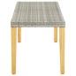 Gartenbank 80 cm Poly Rattan Grau Gartenbank 80 cm Poly Rattan Grau