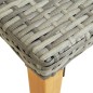 Gartenbank 80 cm Poly Rattan Grau Gartenbank 80 cm Poly Rattan Grau