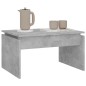 Couchtisch Betongrau 68x50x38 cm Holzwerkstoff Couchtisch Betongrau 68x50x38 cm Holzwerkstoff