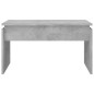 Couchtisch Betongrau 68x50x38 cm Holzwerkstoff Couchtisch Betongrau 68x50x38 cm Holzwerkstoff