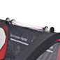 vidaXL Fahrradanhänger Rot und Schwarz 30 kg vidaXL Fahrradanhänger Rot und Schwarz 30 kg