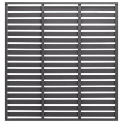 vidaXL Zaunelement WPC 180 x 180 cm Grau