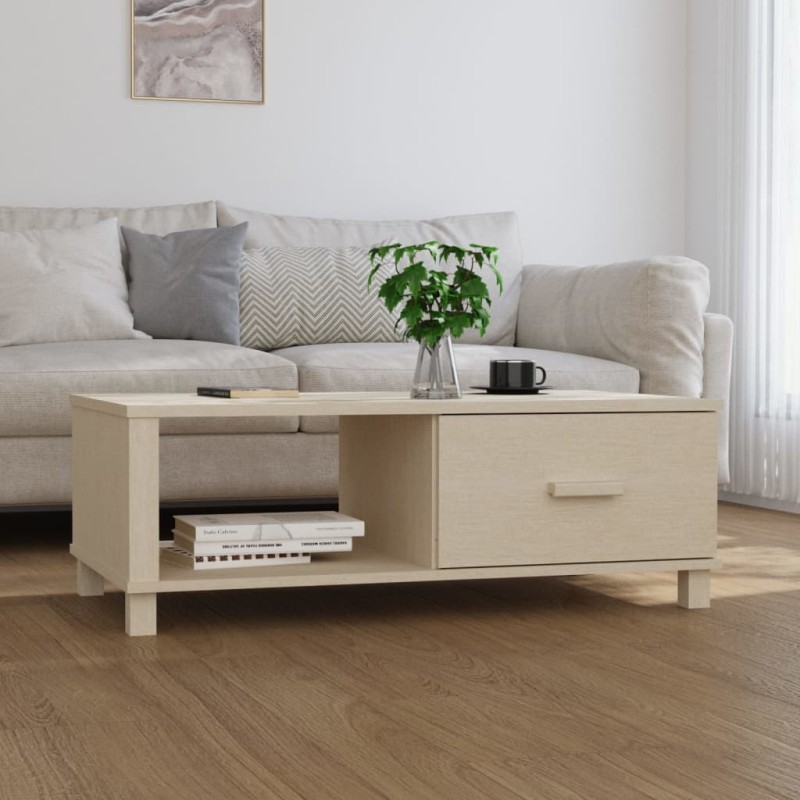 vidaXL Sideboard HAMAR Honigbraun 100x55x35 cm Massivholz Kiefer vidaXL Sideboard HAMAR Honigbraun 100x55x35 cm Massivholz Kiefer