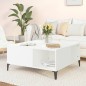 vidaXL Couchtisch Weiß 80x80x36,5 cm Holzwerkstoff vidaXL Couchtisch Weiß 80x80x36,5 cm Holzwerkstoff