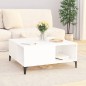 vidaXL Couchtisch Weiß 80x80x36,5 cm Holzwerkstoff vidaXL Couchtisch Weiß 80x80x36,5 cm Holzwerkstoff