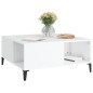 vidaXL Couchtisch Weiß 80x80x36,5 cm Holzwerkstoff vidaXL Couchtisch Weiß 80x80x36,5 cm Holzwerkstoff