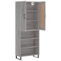 vidaXL Highboard Grau Sonoma 69,5x34x180 cm Holzwerkstoff vidaXL Highboard Grau Sonoma 69,5x34x180 cm Holzwerkstoff