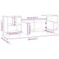 TV-Schrank Weiß 160x35x55 cm Holzwerkstoff TV-Schrank Weiß 160x35x55 cm Holzwerkstoff