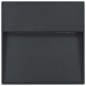 Außenwandleuchten 2 Stk. LED 3W Schwarz Quadratisch Außenwandleuchten 2 Stk. LED 3W Schwarz Quadratisch