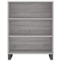 vidaXL Highboard Grau Sonoma 69,5x34x180 cm Holzwerkstoff vidaXL Highboard Grau Sonoma 69,5x34x180 cm Holzwerkstoff
