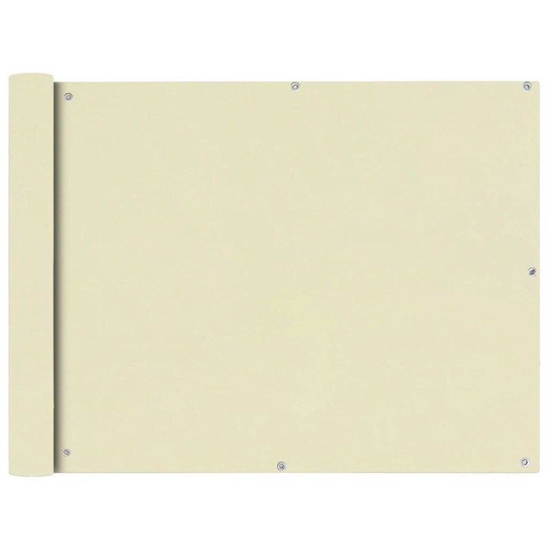 Balkonsichtschutz Oxfordgewebe 90x400 cm Creme Balkonsichtschutz Oxfordgewebe 90x400 cm Creme