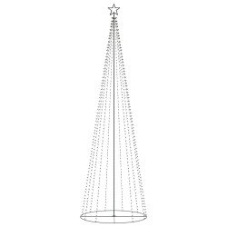 vidaXL Weihnachtsbaum in Kegelform 752 LEDs Bunt 160x500 cm