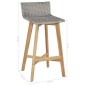 Barhocker 2 Stk. Massivholz Akazie Barhocker 2 Stk. Massivholz Akazie