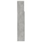 vidaXL Kopfteil mit Ablagen Betongrau 140x19x103,5 cm vidaXL Kopfteil mit Ablagen Betongrau 140x19x103,5 cm